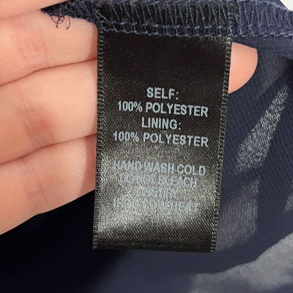 Lulu's Women's Dress Shift and Shout Blue Short Sleeved Size S  Zip Back - Picture 8 of 8